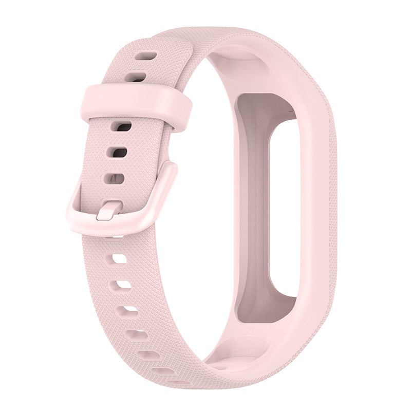 For GarminSmart 5 Wear-resistant Soft Silicone Watch Band with Case Protector Wrist Strap