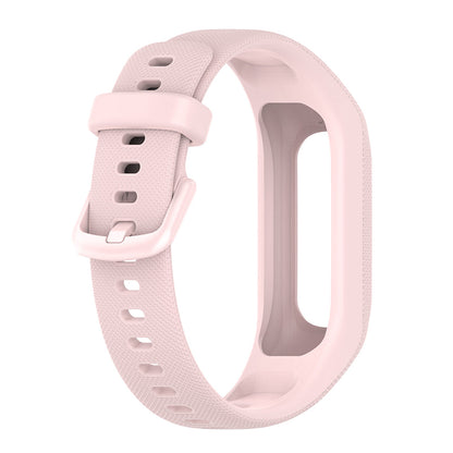 For GarminSmart 5 Wear-resistant Soft Silicone Watch Band with Case Protector Wrist Strap