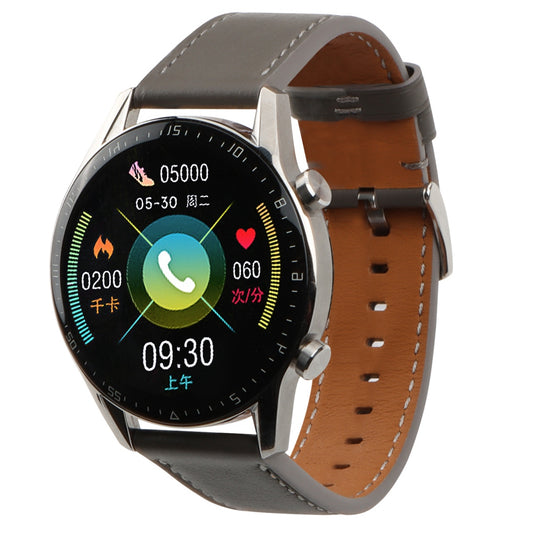 For Huawei Watch GT 3 Pro 46mm/GT Runner 22mm Genuine Leather Watch Strap Pin Buckle Adjustable Watchband Replacement