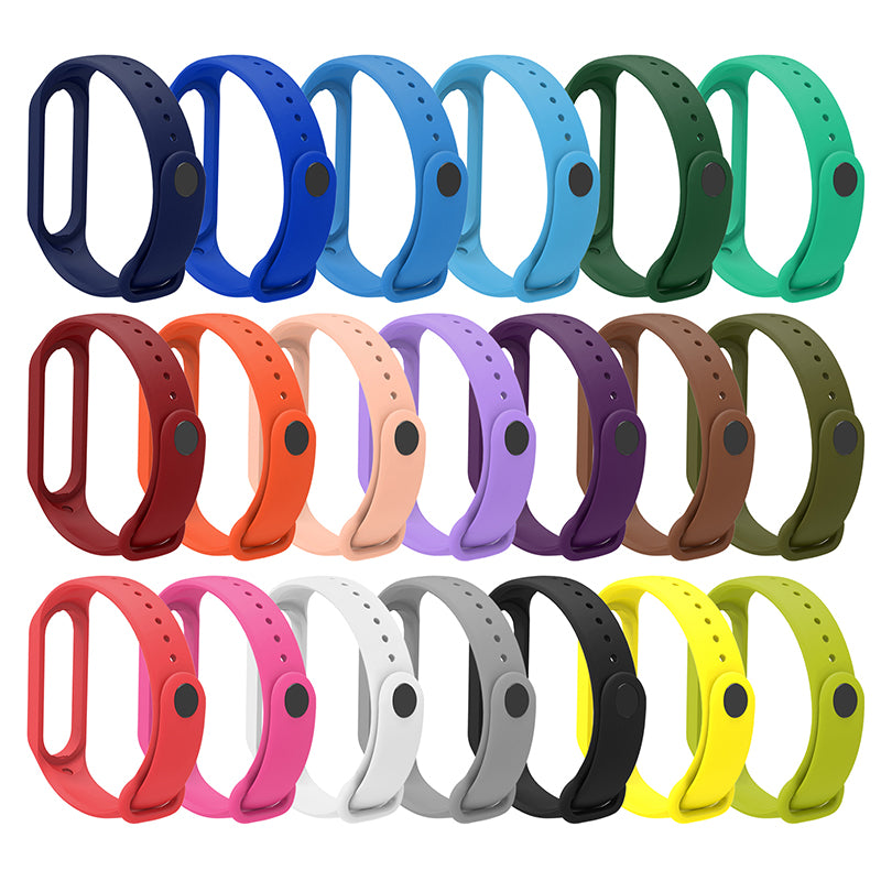 Soft TPU Watch Band for Xiaomi Mi Band 7, Adjustable Wrist Strap Bracelet Replacement