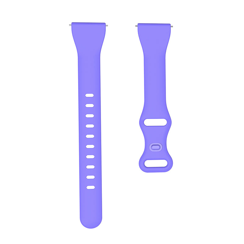 22mm Watch Strap Replacement Adjustable Silicone Wrist Band Bracelet with 8-shaped Buckle