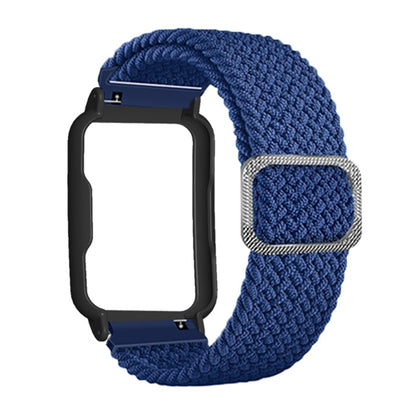 Nylon Knitted Elastic Watch Band for Oppo Watch Free, Replacement Wrist Strap with Watch Case