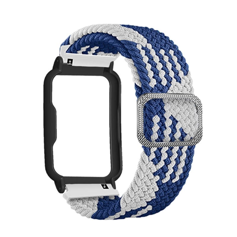 Nylon Knitted Elastic Watch Band for Oppo Watch Free, Replacement Wrist Strap with Watch Case
