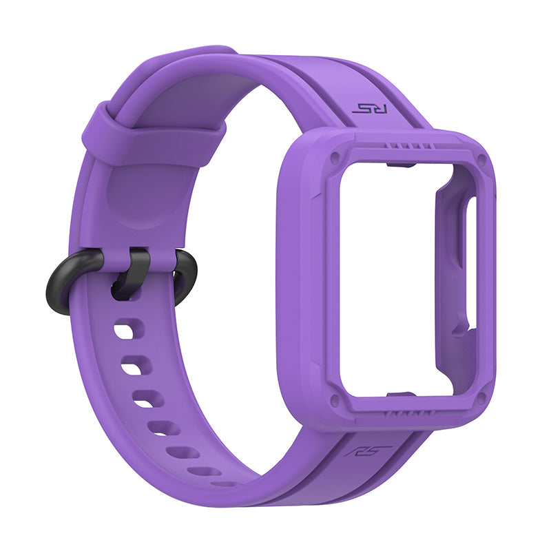 For Xiaomi Redmi Watch/Redmi Watch 2/Mi Watch Lite/Mi Watch Lite 2 Smart Watch Strap Soft Silicone Wrist Band with Watch Case