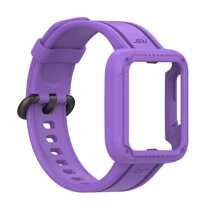 For Xiaomi Redmi Watch/Redmi Watch 2/Mi Watch Lite/Mi Watch Lite 2 Smart Watch Strap Soft Silicone Wrist Band with Watch Case