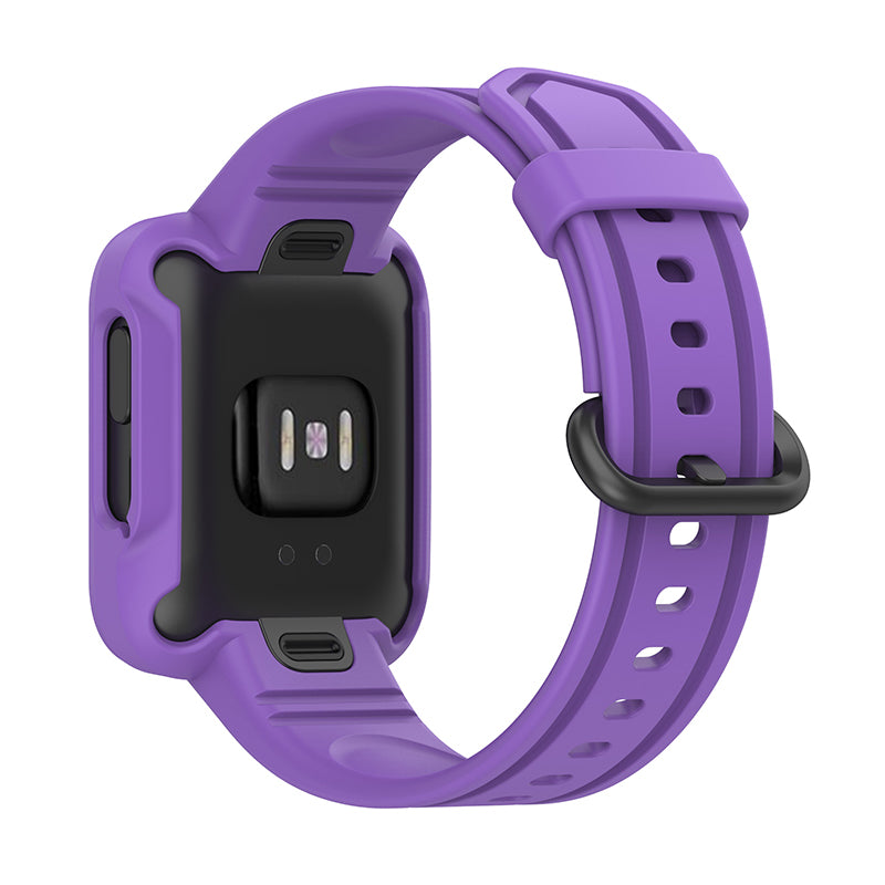 For Xiaomi Redmi Watch/Redmi Watch 2/Mi Watch Lite/Mi Watch Lite 2 Smart Watch Strap Soft Silicone Wrist Band with Watch Case