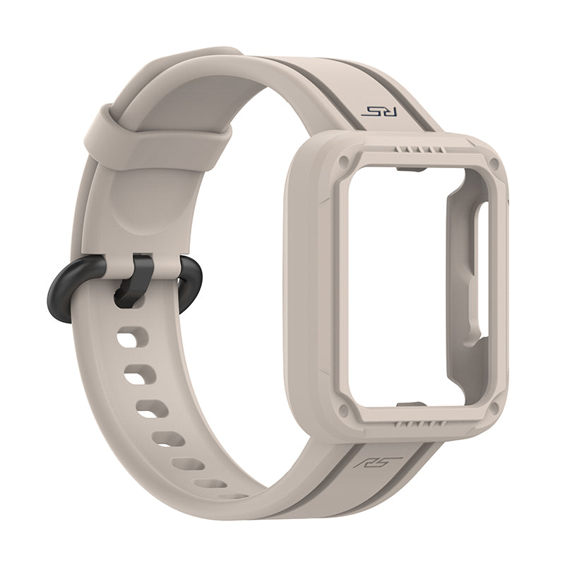 For Xiaomi Redmi Watch/Redmi Watch 2/Mi Watch Lite/Mi Watch Lite 2 Smart Watch Strap Soft Silicone Wrist Band with Watch Case