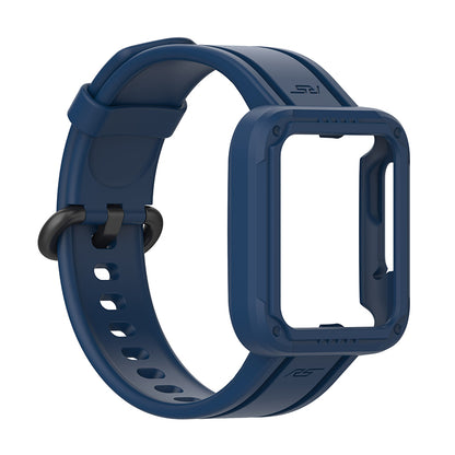 For Xiaomi Redmi Watch/Redmi Watch 2/Mi Watch Lite/Mi Watch Lite 2 Smart Watch Strap Soft Silicone Wrist Band with Watch Case