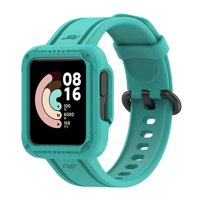 For Xiaomi Redmi Watch/Redmi Watch 2/Mi Watch Lite/Mi Watch Lite 2 Smart Watch Strap Soft Silicone Wrist Band with Watch Case