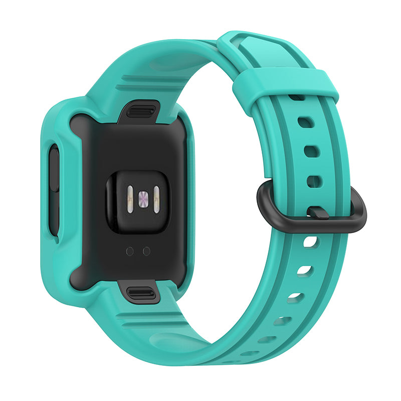 For Xiaomi Redmi Watch/Redmi Watch 2/Mi Watch Lite/Mi Watch Lite 2 Smart Watch Strap Soft Silicone Wrist Band with Watch Case