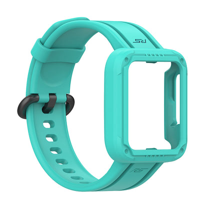 For Xiaomi Redmi Watch/Redmi Watch 2/Mi Watch Lite/Mi Watch Lite 2 Smart Watch Strap Soft Silicone Wrist Band with Watch Case