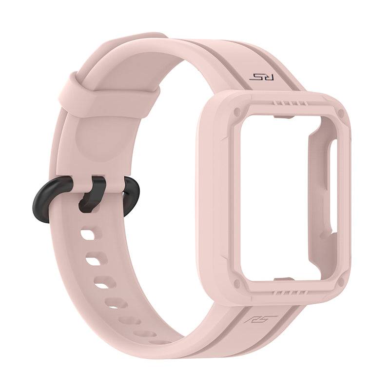 For Xiaomi Redmi Watch/Redmi Watch 2/Mi Watch Lite/Mi Watch Lite 2 Smart Watch Strap Soft Silicone Wrist Band with Watch Case