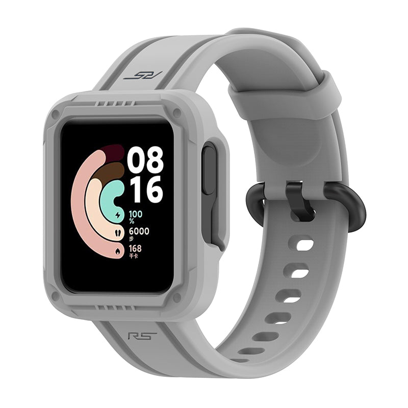 For Xiaomi Redmi Watch/Redmi Watch 2/Mi Watch Lite/Mi Watch Lite 2 Smart Watch Strap Soft Silicone Wrist Band with Watch Case