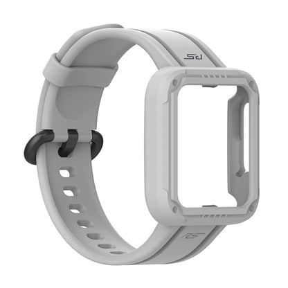 For Xiaomi Redmi Watch/Redmi Watch 2/Mi Watch Lite/Mi Watch Lite 2 Smart Watch Strap Soft Silicone Wrist Band with Watch Case