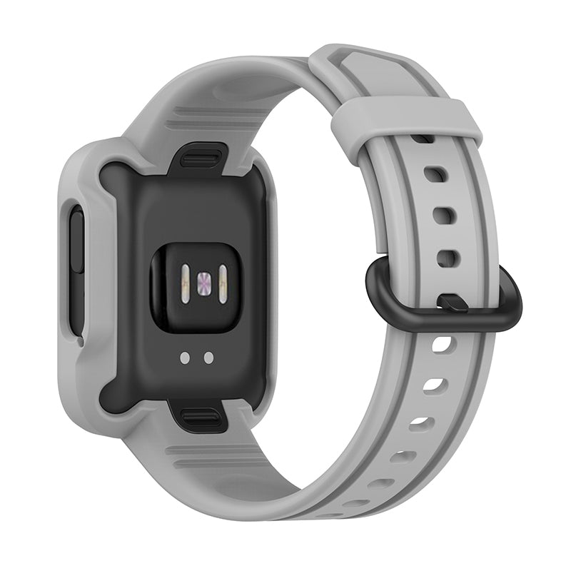 For Xiaomi Redmi Watch/Redmi Watch 2/Mi Watch Lite/Mi Watch Lite 2 Smart Watch Strap Soft Silicone Wrist Band with Watch Case