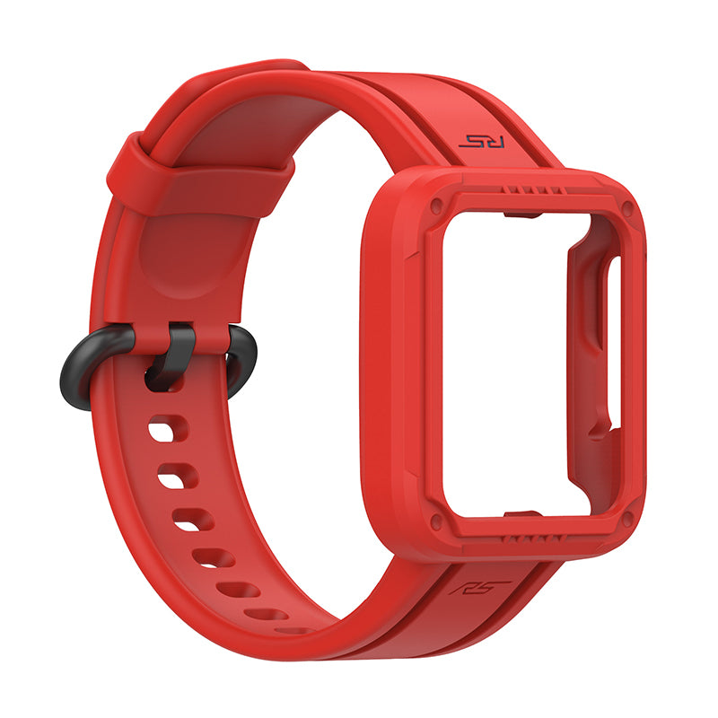 For Xiaomi Redmi Watch/Redmi Watch 2/Mi Watch Lite/Mi Watch Lite 2 Smart Watch Strap Soft Silicone Wrist Band with Watch Case