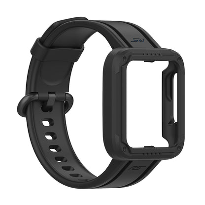 For Xiaomi Redmi Watch/Redmi Watch 2/Mi Watch Lite/Mi Watch Lite 2 Smart Watch Strap Soft Silicone Wrist Band with Watch Case
