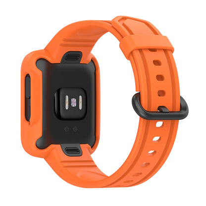 For Xiaomi Redmi Watch/Redmi Watch 2/Mi Watch Lite/Mi Watch Lite 2 Smart Watch Strap Soft Silicone Wrist Band with Watch Case