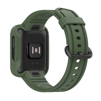For Xiaomi Redmi Watch/Redmi Watch 2/Mi Watch Lite/Mi Watch Lite 2 Smart Watch Strap Soft Silicone Wrist Band with Watch Case