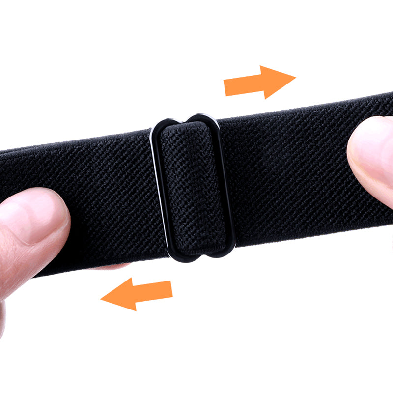 For Huawei Band 7 Stretchy Boho Watch Band Adjustable Elastic Nylon Strap Replacement Wristband