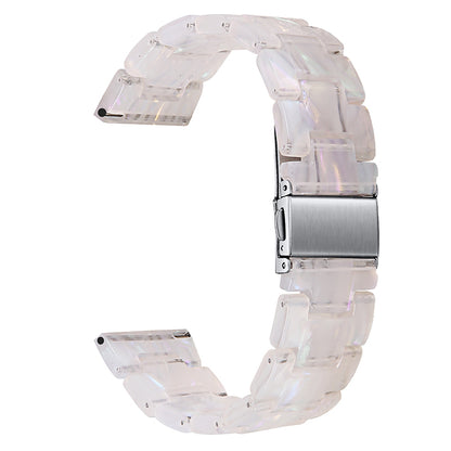 For Huami Amazfit GTR 47mm / Pace / Stratos / Stratos 2 / Youth Edition 22mm Resin Wristband Stainless Steel Buckle Sport Replacement Strap