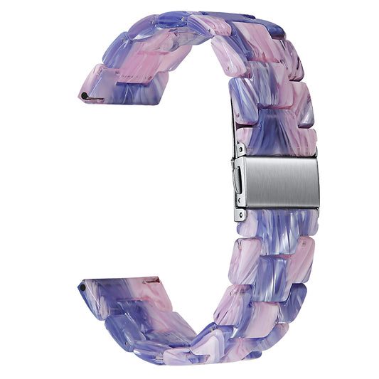 For Huami Amazfit GTR 47mm / Pace / Stratos / Stratos 2 / Youth Edition 22mm Resin Wristband Stainless Steel Buckle Sport Replacement Strap