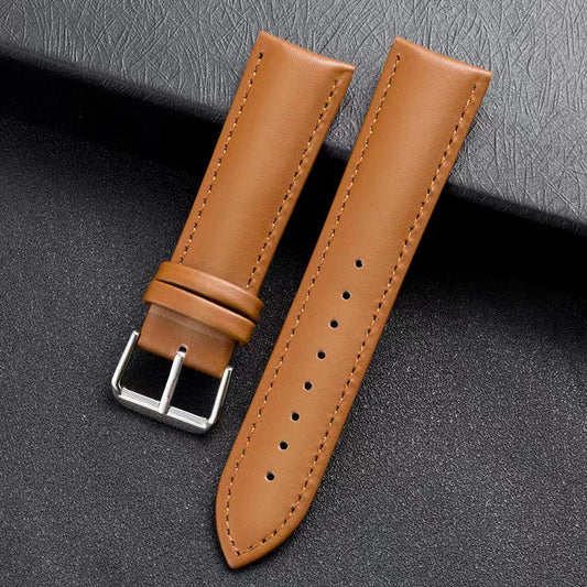 For Huawei Watch Fit mini/TalkBand B3/TalkBand B6 Calf Leather Watch Band Wrist Strap 16mm with Buckle