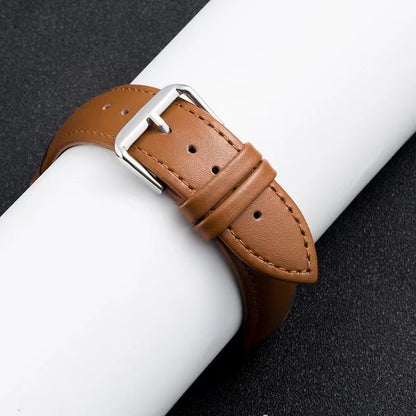 For Huawei Watch Fit mini/TalkBand B3/TalkBand B6 Calf Leather Watch Band Wrist Strap 16mm with Buckle