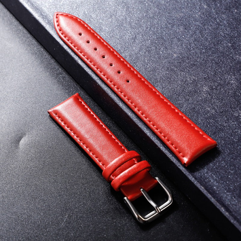 For Huawei Watch Fit mini/TalkBand B3/TalkBand B6 Calf Leather Watch Band Wrist Strap 16mm with Buckle