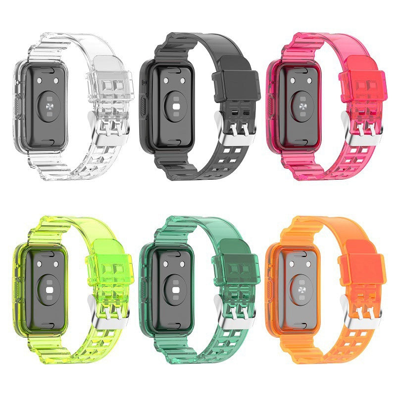 For Huawei Watch Fit 2 Sports Soft TPU Replacement Band Strap with Protective Case
