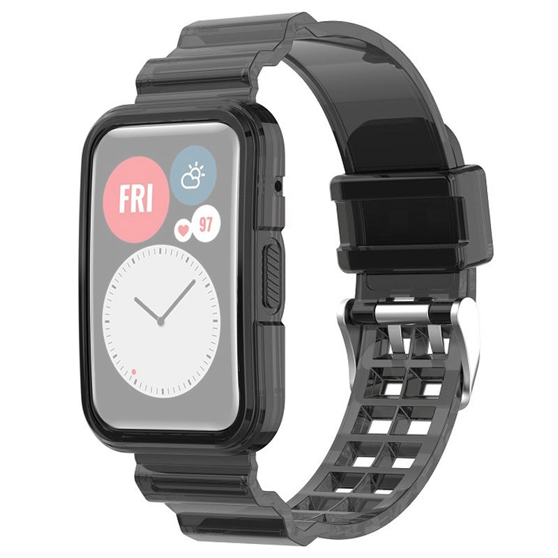 For Huawei Watch Fit 2 Sports Soft TPU Replacement Band Strap with Protective Case