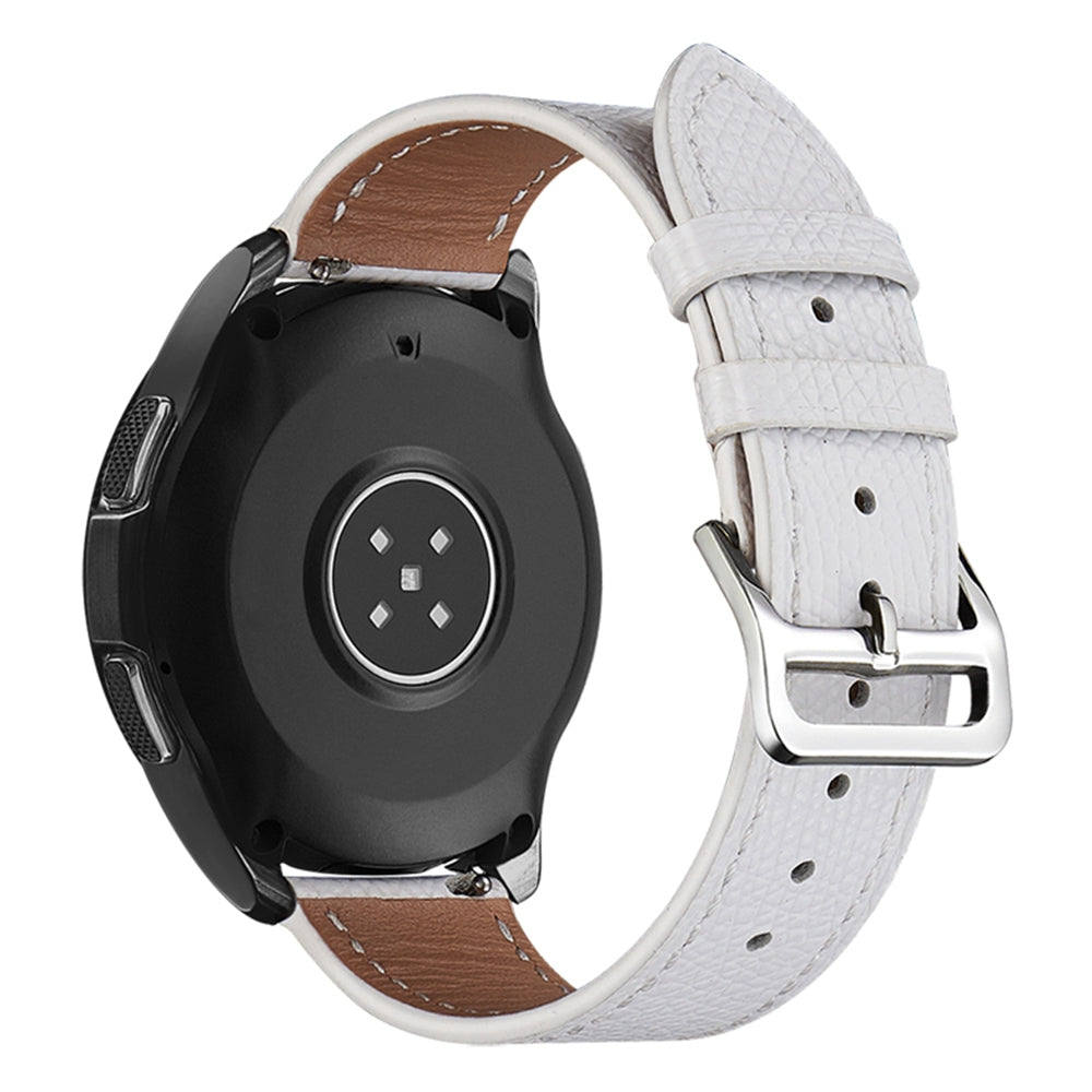 XIAOMI YOUPIN for Haylou LS02 / RS4 Plus LS11 20mm Watch Bands Replacement Strap Textured Genuine Leather Adjustable Wrist Strap