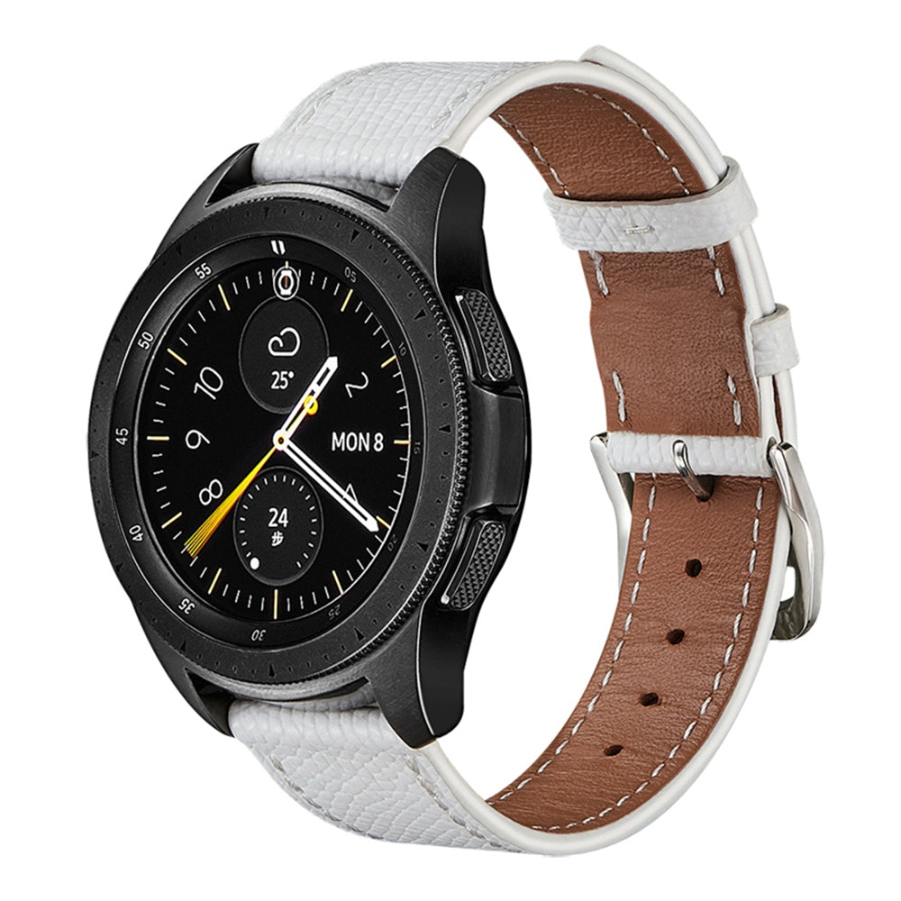 XIAOMI YOUPIN for Haylou LS02 / RS4 Plus LS11 20mm Watch Bands Replacement Strap Textured Genuine Leather Adjustable Wrist Strap