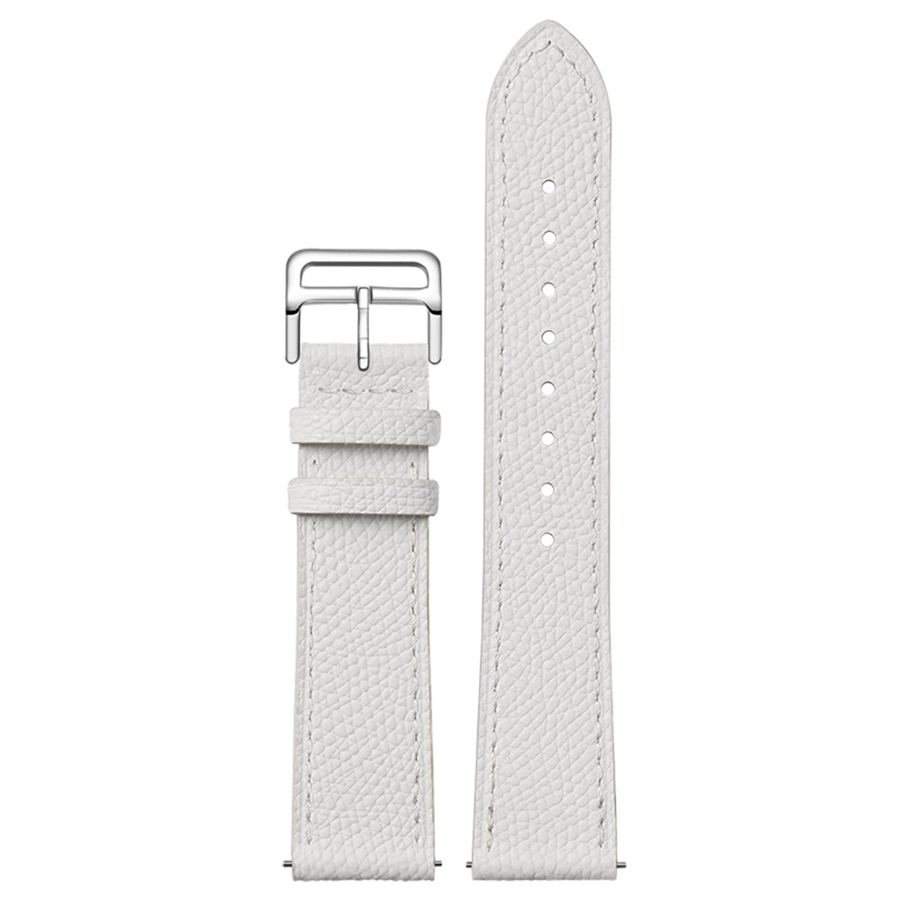 XIAOMI YOUPIN for Haylou LS02 / RS4 Plus LS11 20mm Watch Bands Replacement Strap Textured Genuine Leather Adjustable Wrist Strap