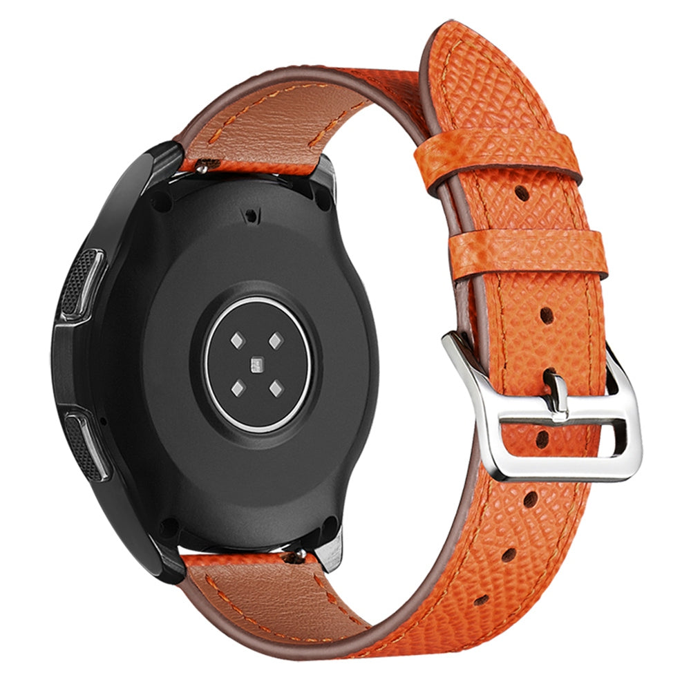 XIAOMI YOUPIN for Haylou LS02 / RS4 Plus LS11 20mm Watch Bands Replacement Strap Textured Genuine Leather Adjustable Wrist Strap