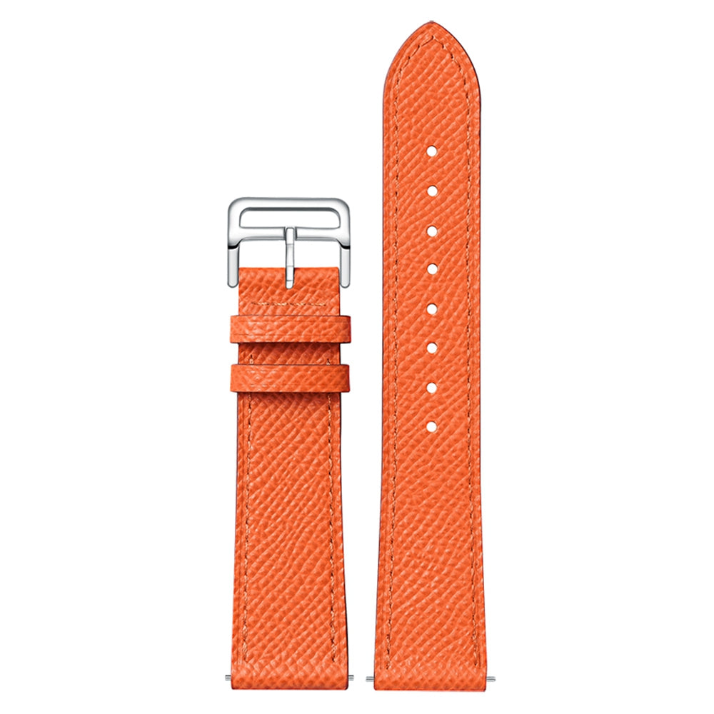 XIAOMI YOUPIN for Haylou LS02 / RS4 Plus LS11 20mm Watch Bands Replacement Strap Textured Genuine Leather Adjustable Wrist Strap