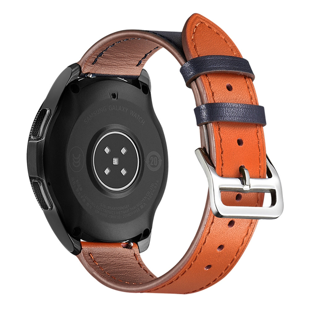 XIAOMI YOUPIN for Haylou LS02 / RS4 Plus LS11 20mm Watch Bands Replacement Strap Textured Genuine Leather Adjustable Wrist Strap