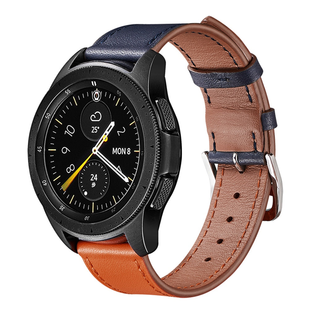 XIAOMI YOUPIN for Haylou LS02 / RS4 Plus LS11 20mm Watch Bands Replacement Strap Textured Genuine Leather Adjustable Wrist Strap