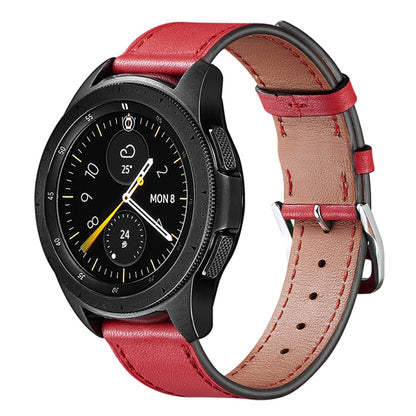 XIAOMI YOUPIN for Haylou LS02 / RS4 Plus LS11 20mm Watch Bands Replacement Strap Textured Genuine Leather Adjustable Wrist Strap