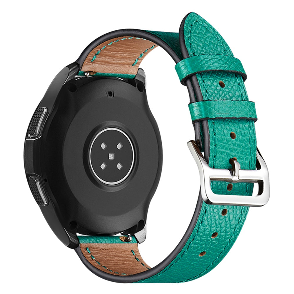XIAOMI YOUPIN for Haylou LS02 / RS4 Plus LS11 20mm Watch Bands Replacement Strap Textured Genuine Leather Adjustable Wrist Strap