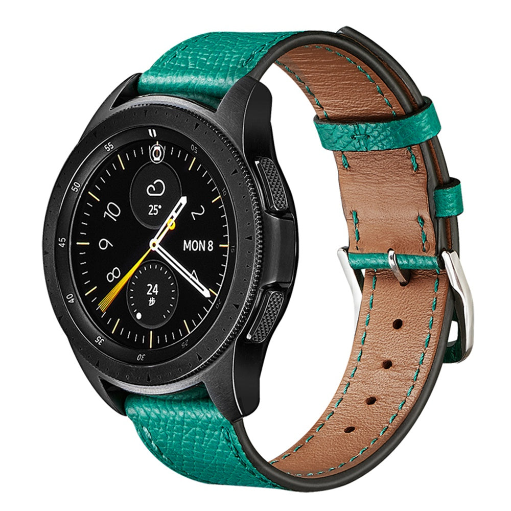 XIAOMI YOUPIN for Haylou LS02 / RS4 Plus LS11 20mm Watch Bands Replacement Strap Textured Genuine Leather Adjustable Wrist Strap