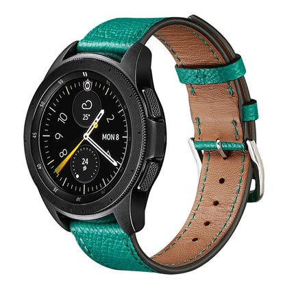 XIAOMI YOUPIN for Haylou LS02 / RS4 Plus LS11 20mm Watch Bands Replacement Strap Textured Genuine Leather Adjustable Wrist Strap