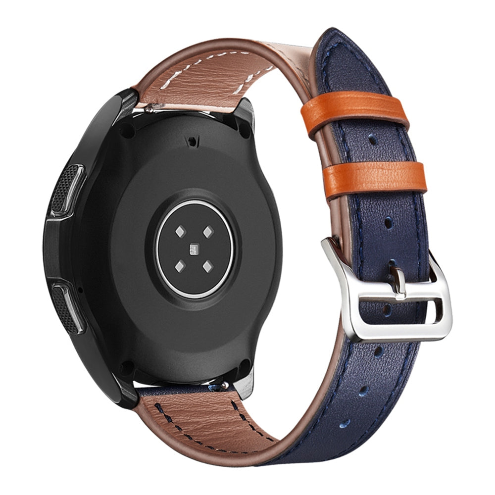 XIAOMI YOUPIN for Haylou LS02 / RS4 Plus LS11 20mm Watch Bands Replacement Strap Textured Genuine Leather Adjustable Wrist Strap