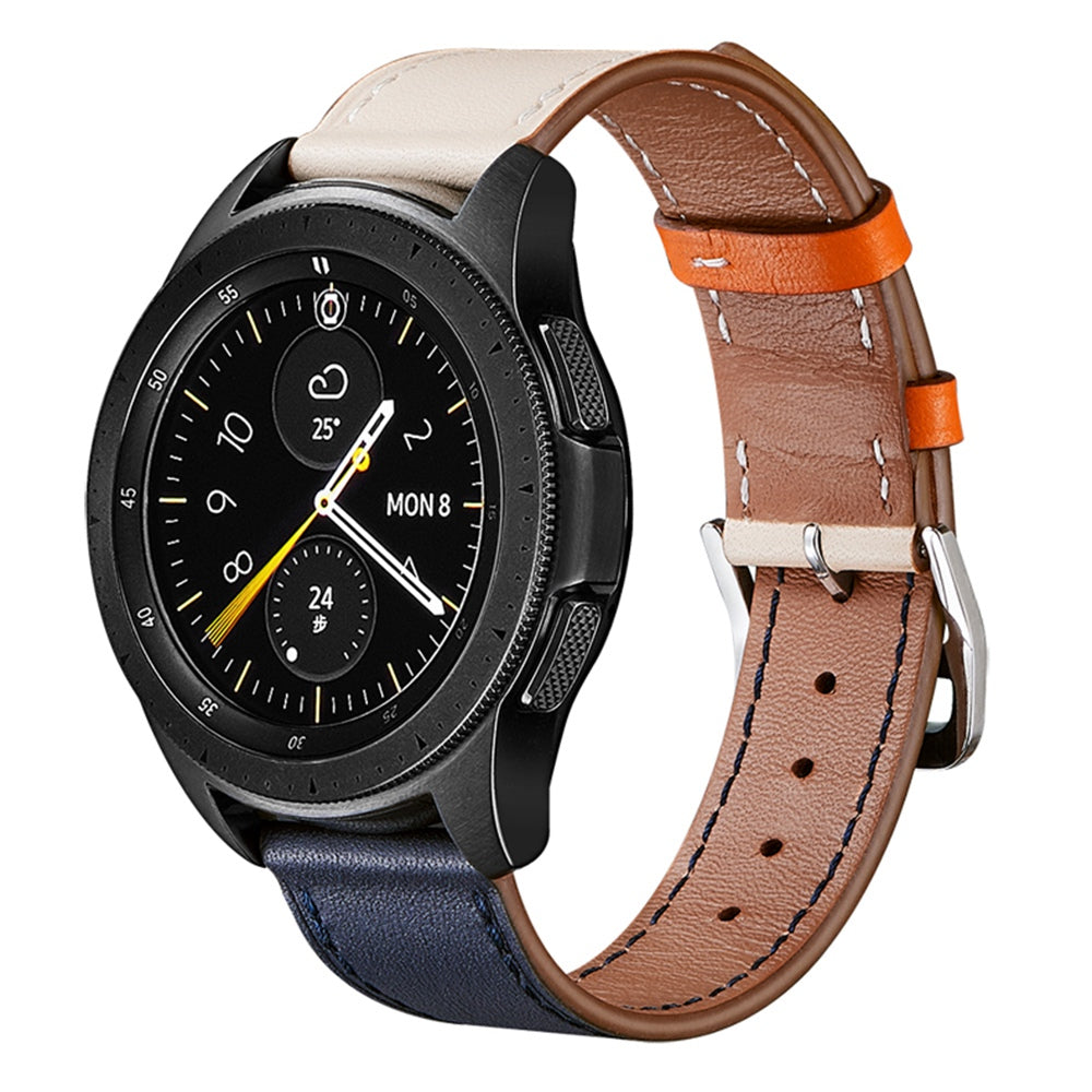XIAOMI YOUPIN for Haylou LS02 / RS4 Plus LS11 20mm Watch Bands Replacement Strap Textured Genuine Leather Adjustable Wrist Strap