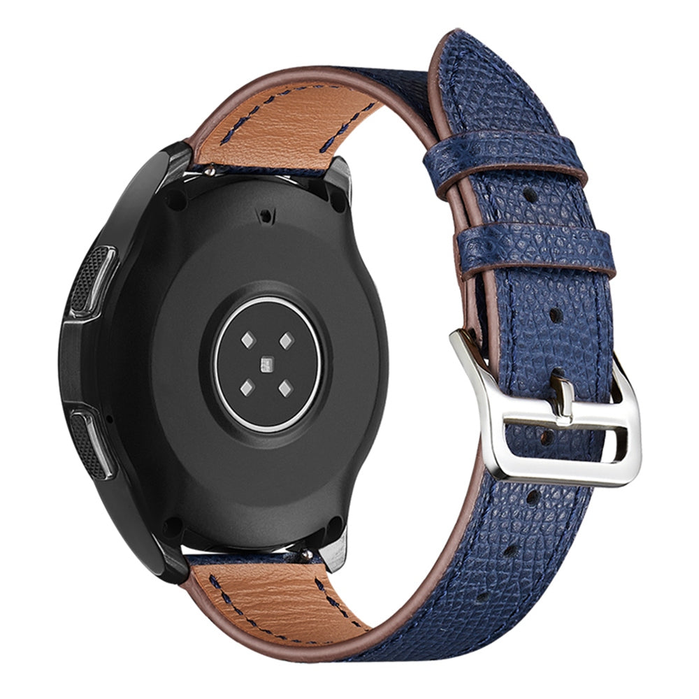 XIAOMI YOUPIN for Haylou LS02 / RS4 Plus LS11 20mm Watch Bands Replacement Strap Textured Genuine Leather Adjustable Wrist Strap