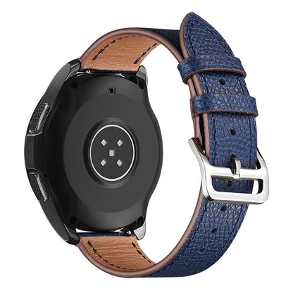 XIAOMI YOUPIN for Haylou LS02 / RS4 Plus LS11 20mm Watch Bands Replacement Strap Textured Genuine Leather Adjustable Wrist Strap