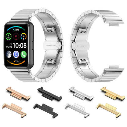 1 Pair Watch Adapter for Huawei Watch Fit 2, Metal Connector Watch Band Accessory