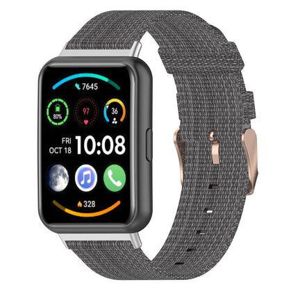 For Huawei Watch Fit 2 Watch Strap with Buckle Nylon Wrist Band Sports Watch 20mm Quick Release Watchband