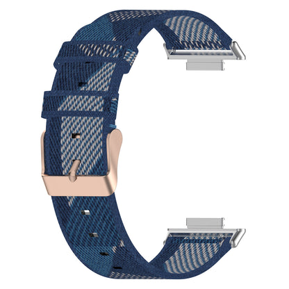 For Huawei Watch Fit 2 Watch Strap with Buckle Nylon Wrist Band Sports Watch 20mm Quick Release Watchband