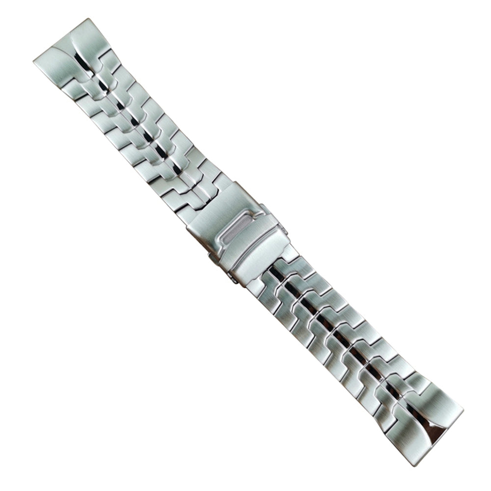 For Garmin Descent G1 / Fenix 7 / 6 Pro Metal Watch Strap 22mm Buckle Design Replacement Watch Strap